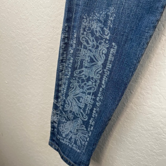 Odd Molly Henna Print 517 Cochran Sample Piece Skinny Jeans Size 6 - Picture 6 of 11